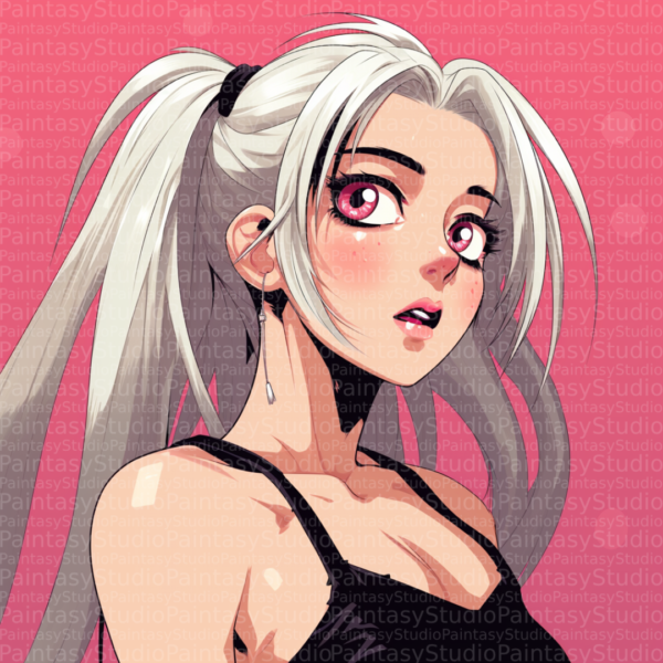Rosa Glam: Lady Gaga in Stile Manga