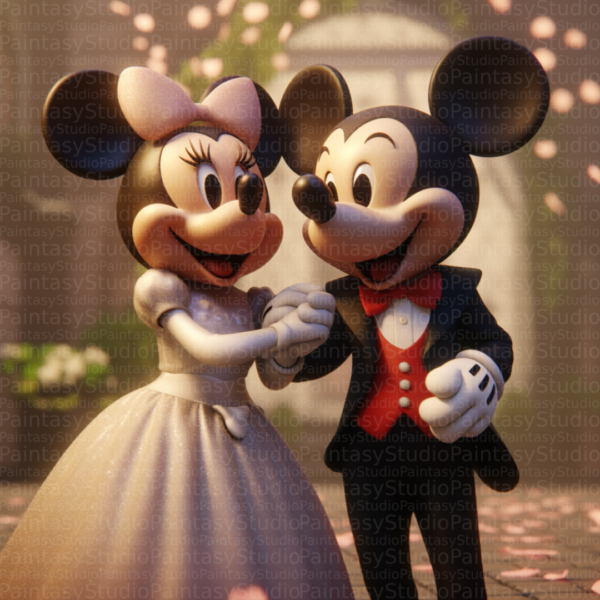 Amore tra Topolino e Minnie: Il Giorno del Matrimonio