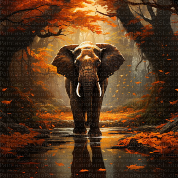 L'Elefante Viaggiatore: Incanto Autunnale