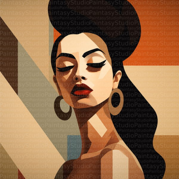Donna Mulatta in Palette di Colori